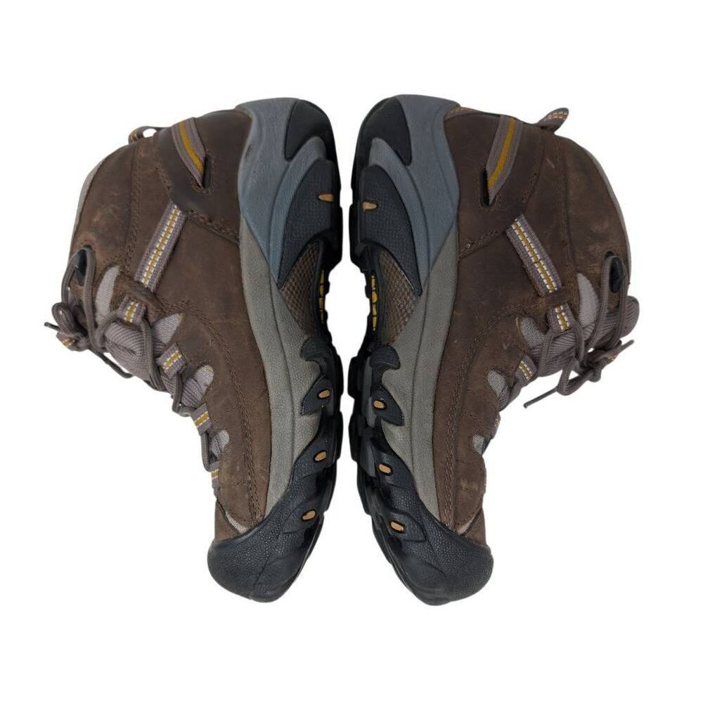 KEEN Women's 6.5 Targhee 2 Mid Height Waterproof Brown Goat Crown Blue Hiking - Picture 5 of 10